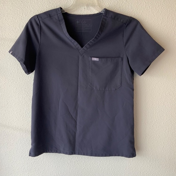 Figs Scrubs Top Blue Size Small - Picture 6 of 6